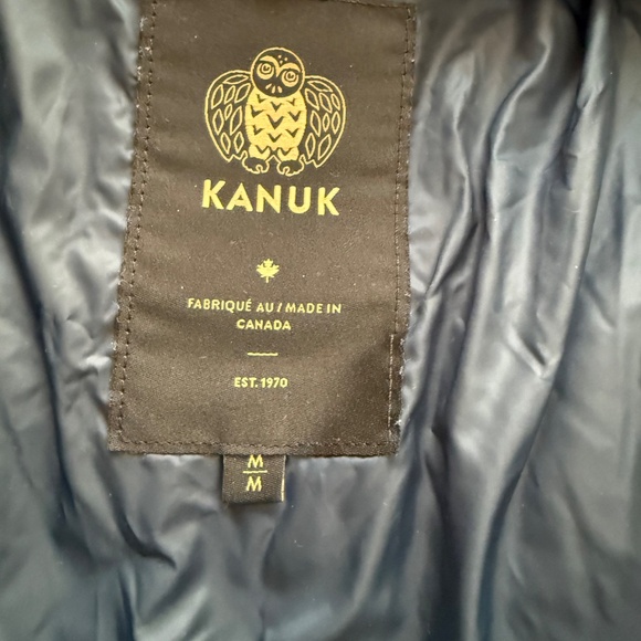 KANUK Mariilia Down White duck Puffer Parka Coat Jacket 800 fill Women M - Picture 7 of 14